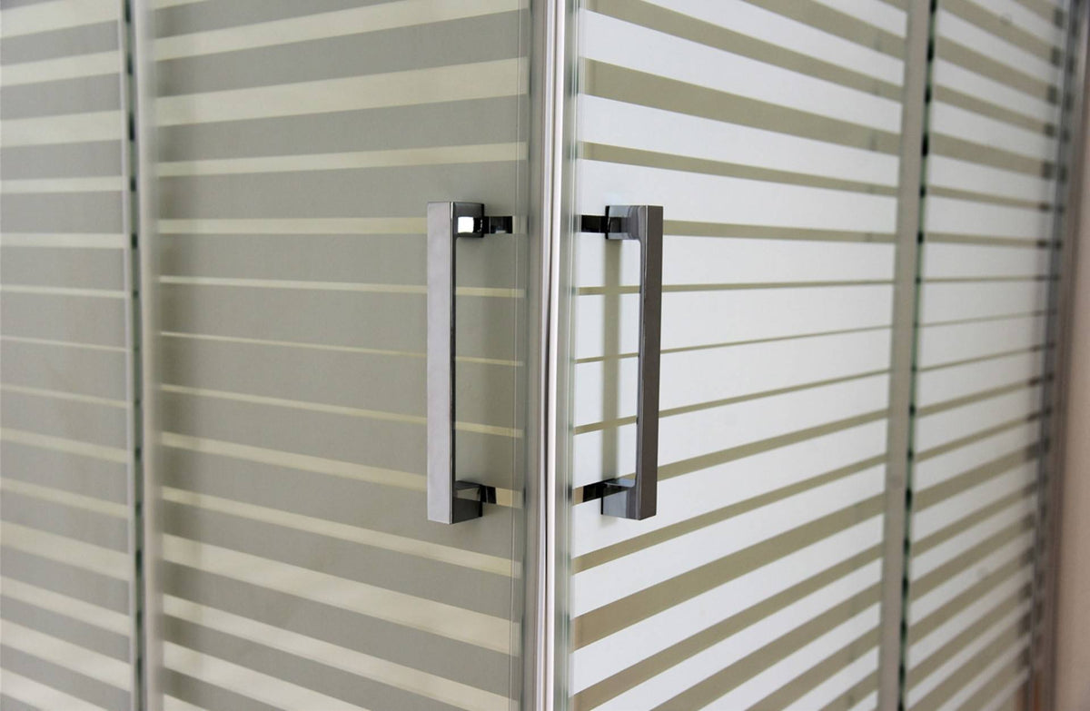 Box doccia angolare Style 70x140x190cm in cristallo serigrafato 6 mm