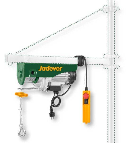 Paranco Elettrico 450 W – Portata 125/250 KG, Sollevamento 18 m