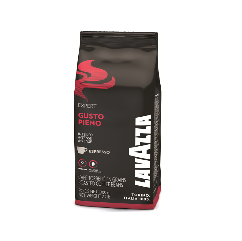 1 kg caffè in grani Lavazza Gusto pieno - ECOCALORE