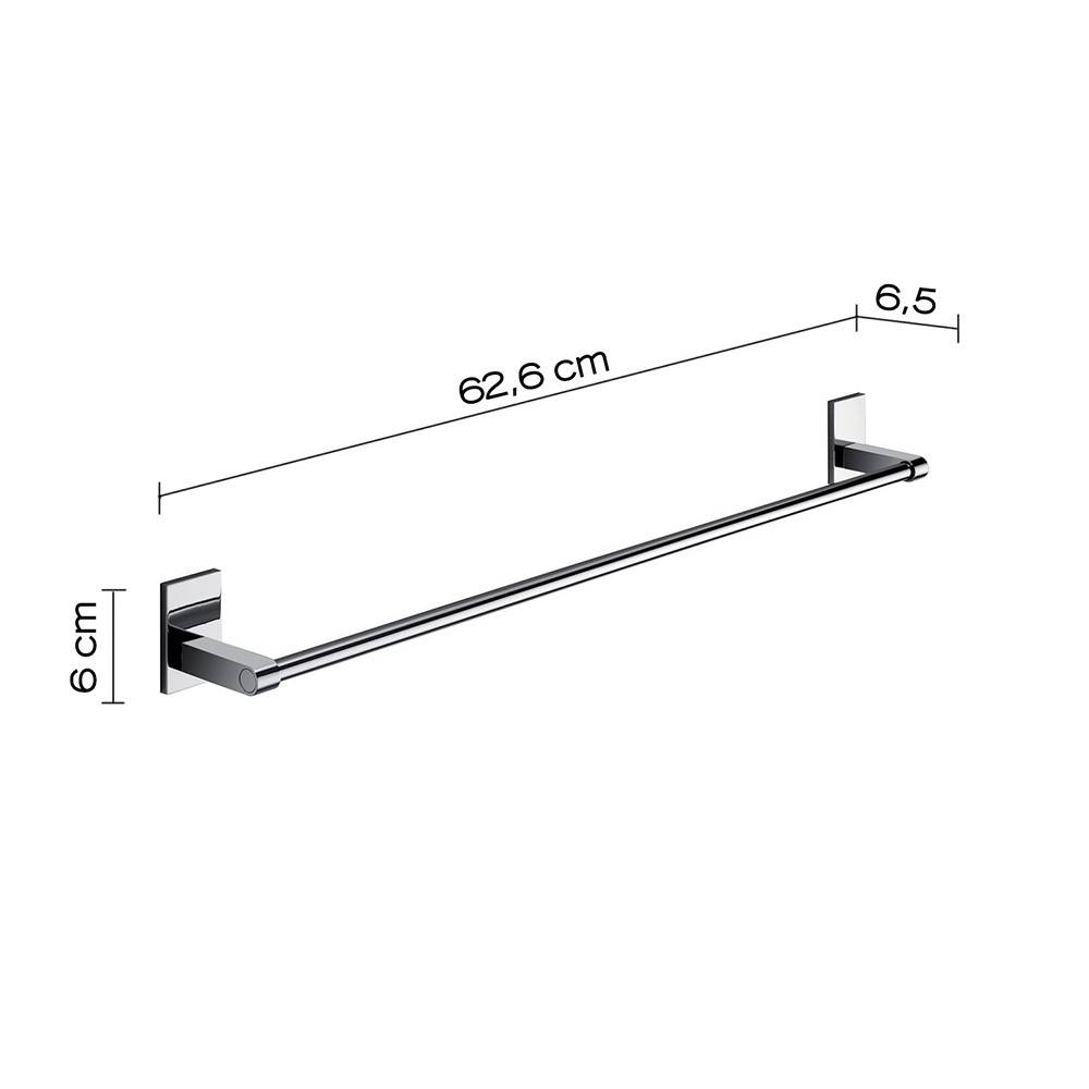 Set 2 portasalviette di GEDY linea Maine cromato