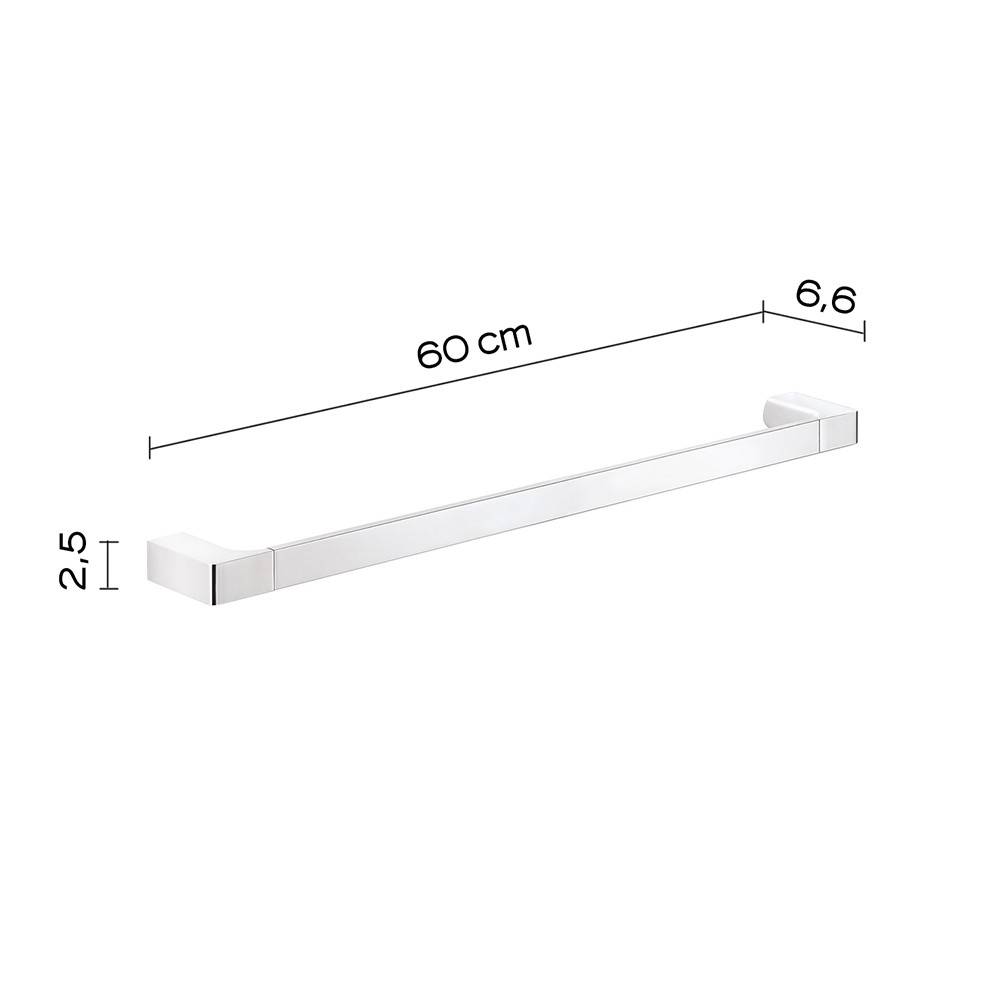 Set 2 portasalviette di GEDY linea Pirenei cromato