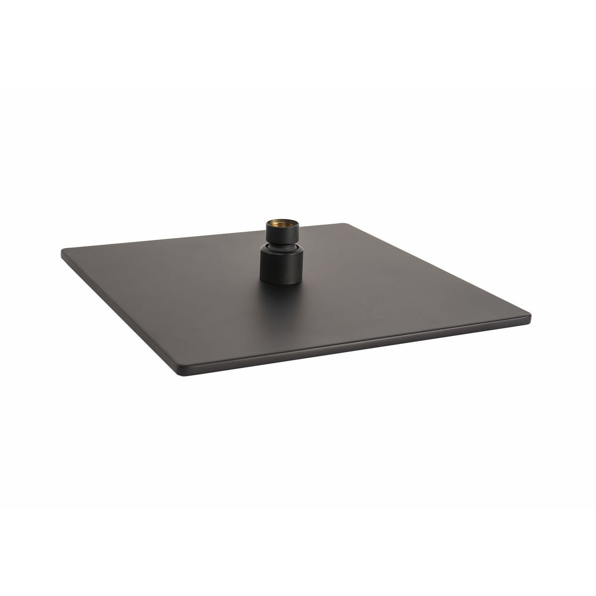 Soffione Doccia Quadrato Nero Opaco 25x25 Mod. Seven metaform