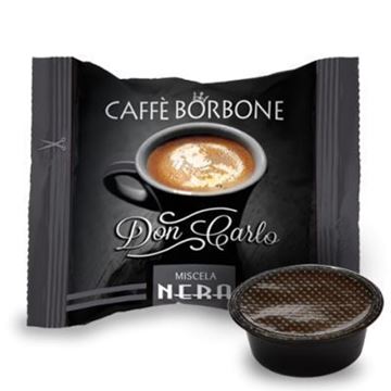 Capsule compatibili Lavazza a modo mio Borbone nera confezione 100 pezzi - ECOCALORE