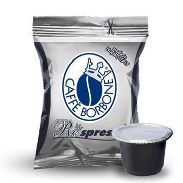 Capsule compatibili Nespresso Borbone nero confezione 100 pezzi - ECOCALORE