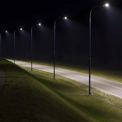 Armatura Stradale LED SMD 50W Nero 4000K IP65 per Illuminazione Esterna