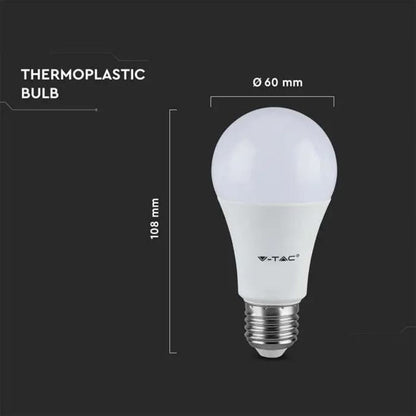 Lampadina LED E27 8,5W Bianco Naturale 4000K 806lm
