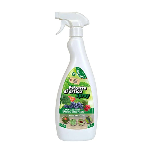 Insetticida Naturale per Piante 750 ml - A Base di Estratto Biologico di Ortica - Efficace Contro Cocciniglia, Afidi, Ragnetto Rosso e Pidocchi - Spray