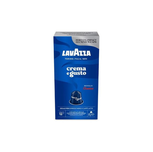 100 capsule Lavazza compatibili Nespresso in alluminio crema e gusto classico - ECOCALORE