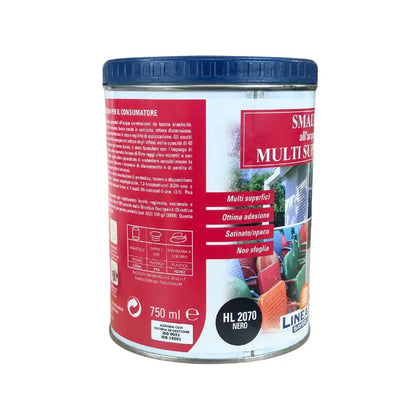 SMALTO HYDRO MULTISUPERFICI NERO HL2070 0.75 ML
