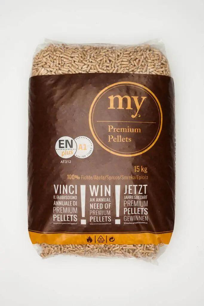 70 Sacchi My Premium Pellet di Abete Austriaco - EN plus A1 - ECOCALORE