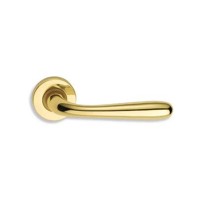 Maniglia Per Porta PATRI Ottone Lucido Brackle