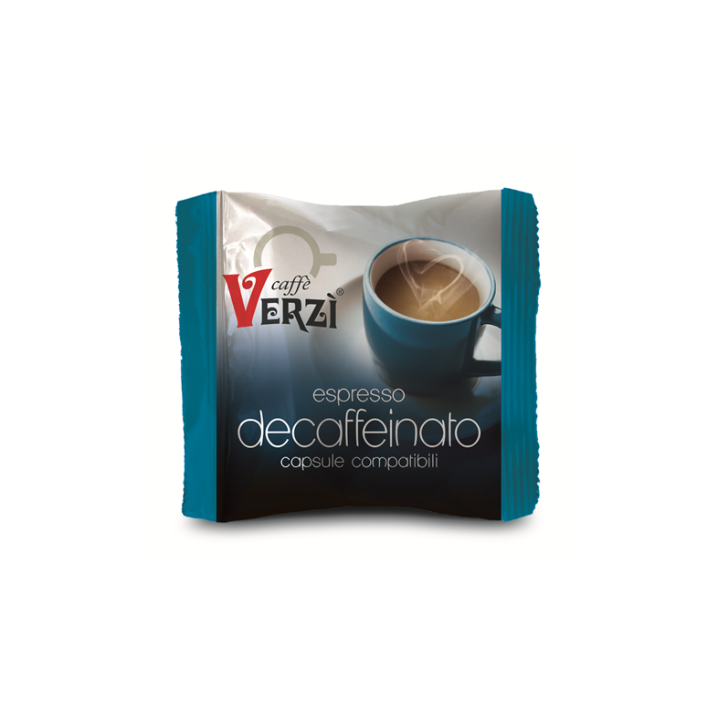 100 capsule compatibili Bialetti Verzi gusto aroma decaffeinato - ECOCALORE