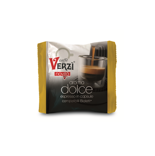 100 Capsule Compatibili Bialetti Verzi Aroma Dolce