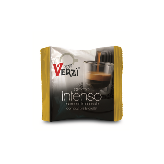 100 capsule compatibili Bialetti Verzi gusto aroma intenso - ECOCALORE