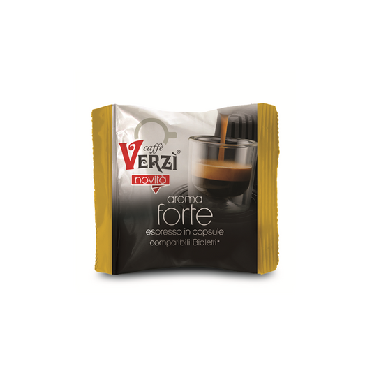 100 capsule compatibili Bialetti Verzi gusto aroma forte - ECOCALORE