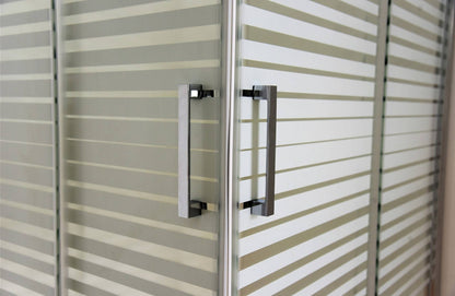 Box doccia angolare Style 120x140x190cm in cristallo serigrafato 6 mm