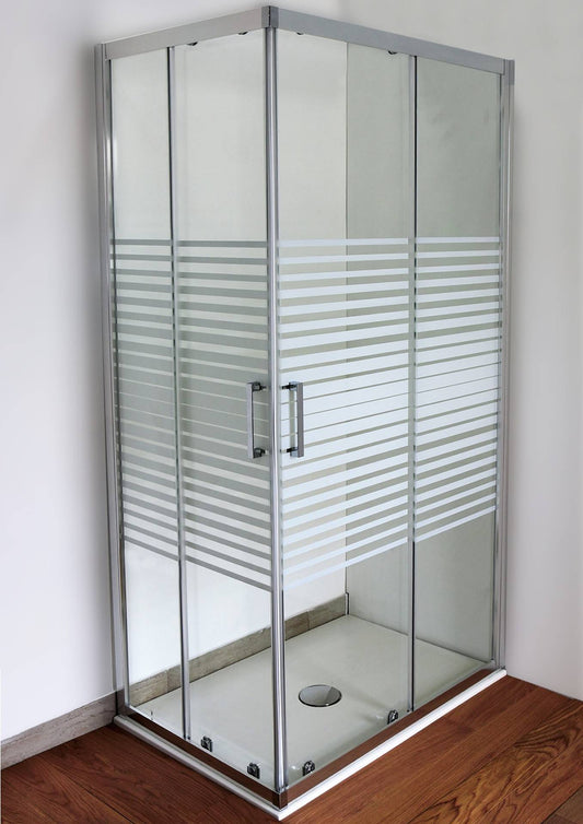 Box doccia angolare Style 70x140x190cm in cristallo serigrafato 6 mm