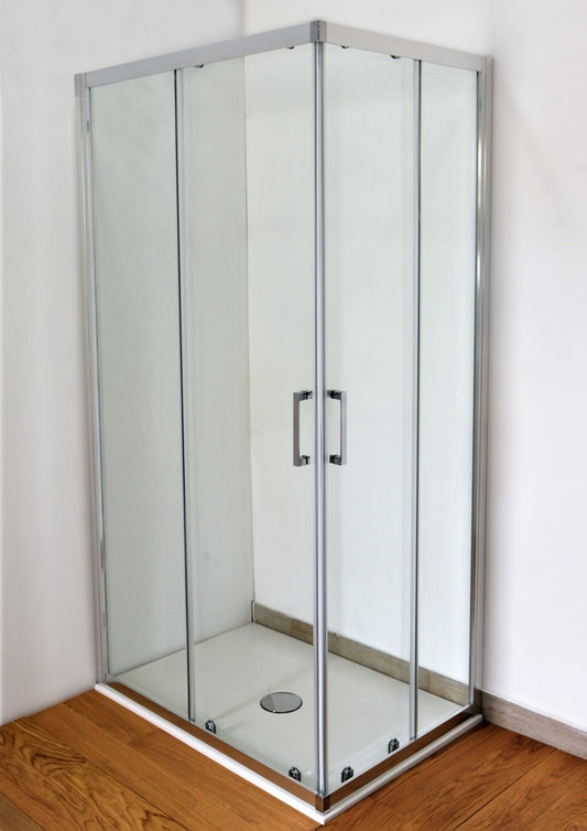 Box doccia Style 100x140xh190cm in cristallo trasparente 6 mm