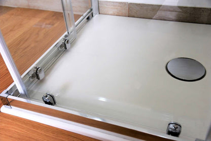 Box doccia Style 75x140xh190cm in cristallo trasparente 6 mm