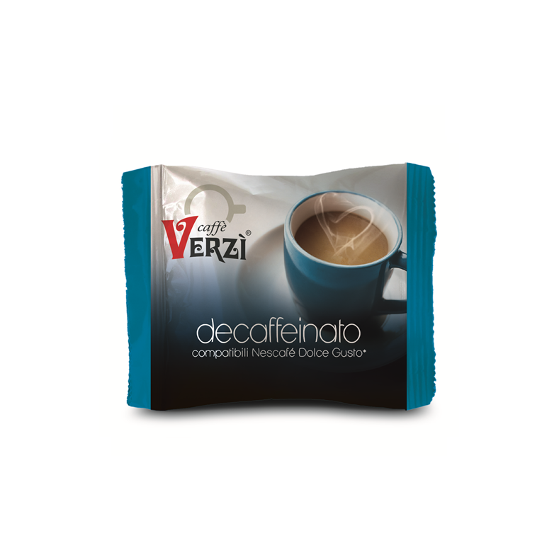 50 capsule compatibili Dolce Gusto Verzi aroma gusto decaffeinato - ECOCALORE