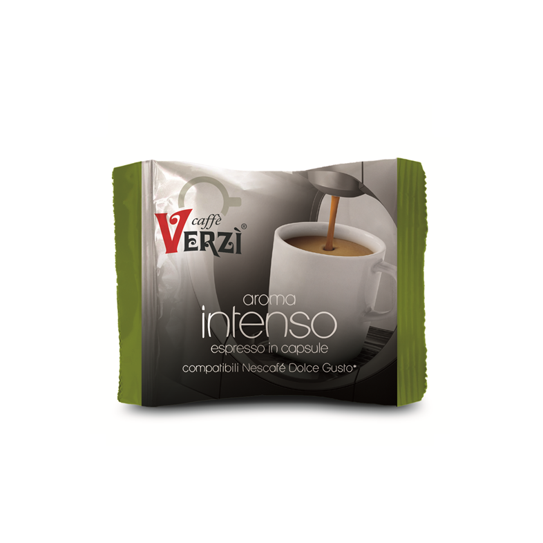 50 capsule compatibili Dolce Gusto Verzi aroma gusto intenso - ECOCALORE
