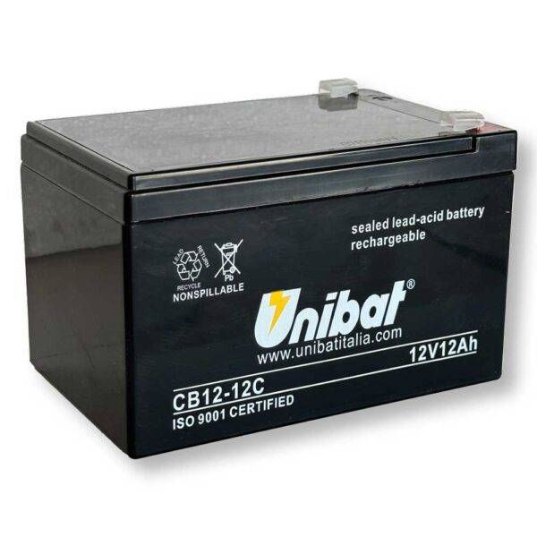Batteria Servizi SLA Unibat 12V 12Ah Piombo-Acido Sigillata