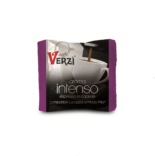 100 capsule compatibili Lavazza a modo mio Verzi gusto aroma intenso - ECOCALORE
