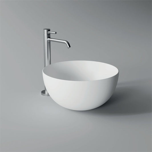 Lavabo da appoggio ⌀ 40 x H 20 cm Unica Round di Alice Ceramica