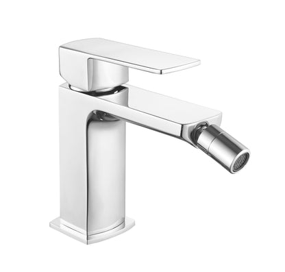 Miscelatore bidet monoforo in ottone cromato serie 23 con piletta clic-clac inclusa