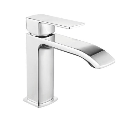 Miscelatore lavabo monoforo in ottone cromato serie 23 con piletta clic-clac inclusa