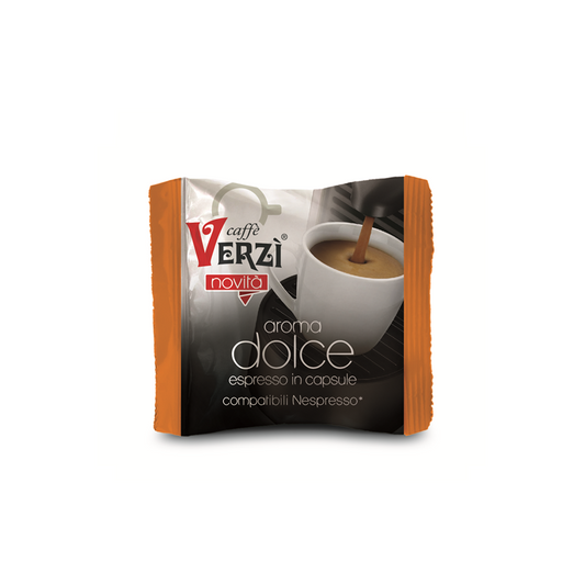 100 capsule compatibili Nespresso gusto aroma dolce - ECOCALORE