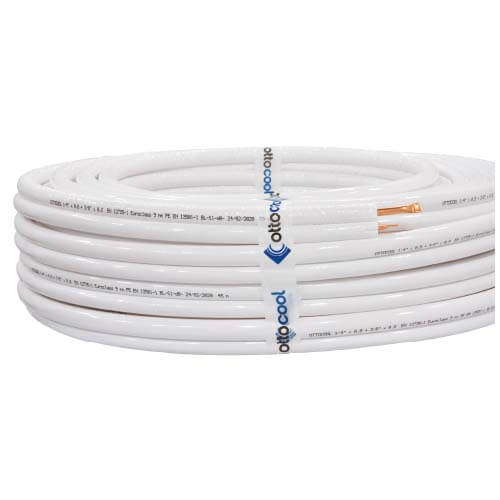 Tubo Rotolo Rame Ottocool Per Condizionatori Spessore 1mm 1/4 - 3/8 - 1/2