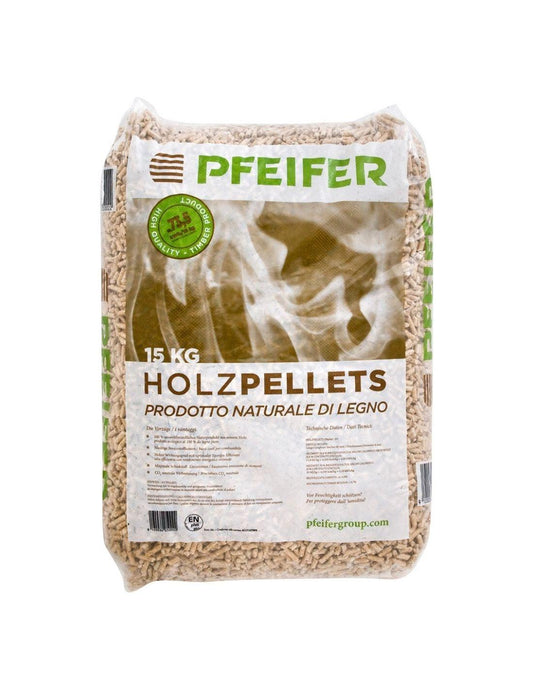 Pellet Pfeifer 15 kg 100% Abete Austriaco – En Plus A1 - ECOCALORE