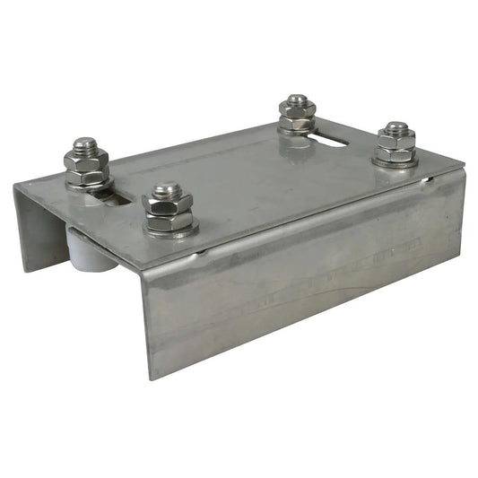 Piastra di guida regolabili a 4 rulli da 42 per cancello art. 465P IBFM