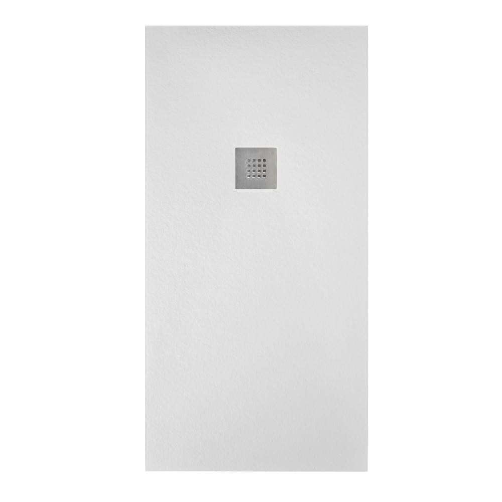 Piatto doccia effetto pietra 70x160 Cemento marmoresina pieno Piletta inclusa