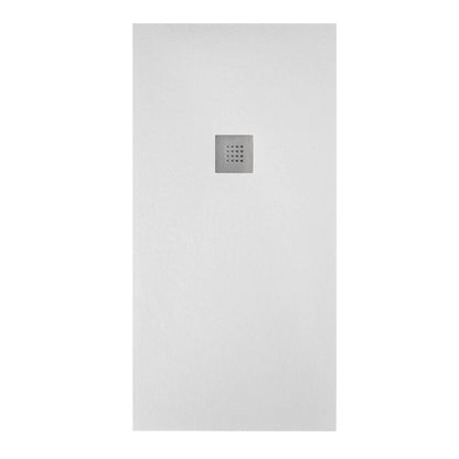 Piatto doccia effetto pietra 70x90 Cemento marmoresina pieno piletta inclusa