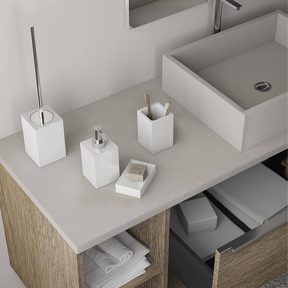 Scopino d' appoggio GEDY linea Sofia colore Bianco