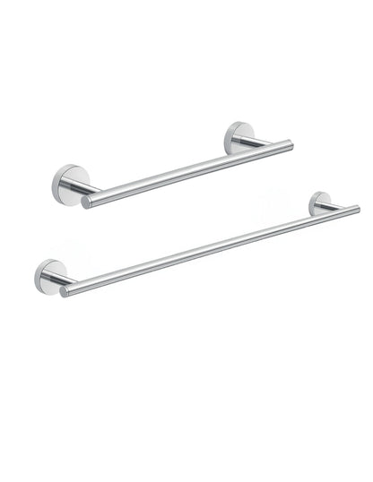 Set 2 portasalviette Gedy Eros cromati, 35 e 60 cm