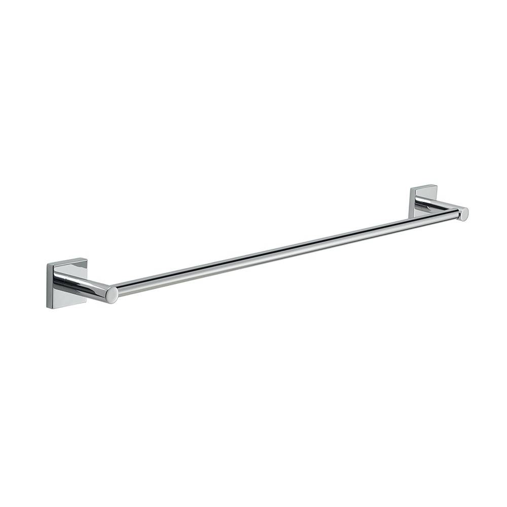 Set 2 portasalviette di GEDY linea Fuji cromato