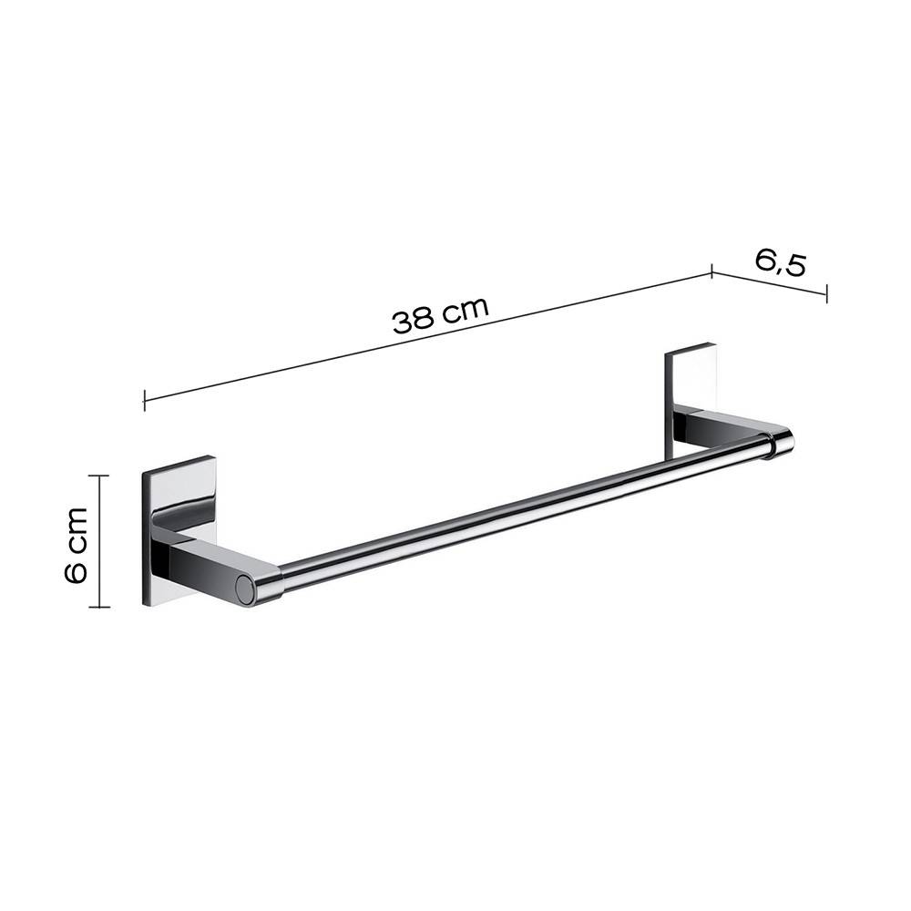 Set 2 portasalviette di GEDY linea Maine cromato
