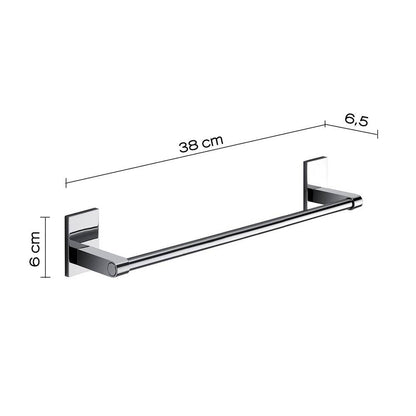 Set 2 portasalviette di GEDY linea Maine cromato
