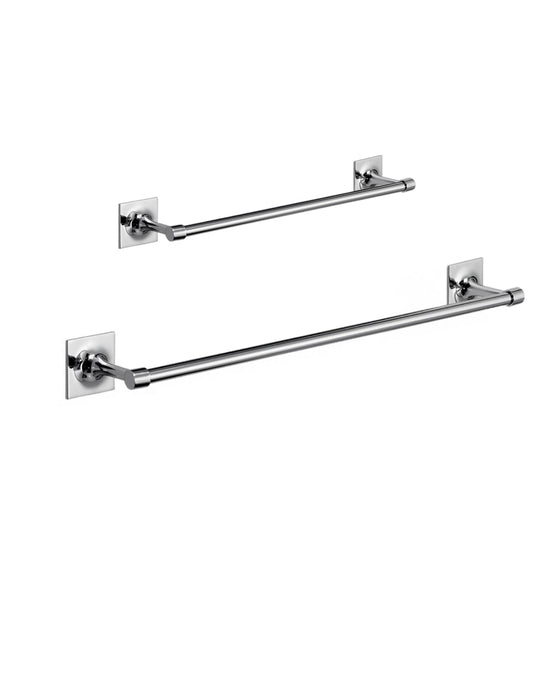 Set 2 portasalviette di GEDY linea Wizard cromato