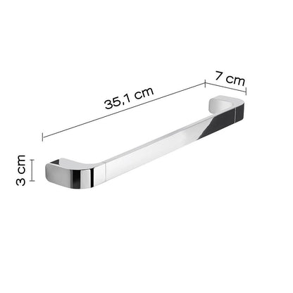Set 2 portasalviette Gedy Outline cromati, 35 e 55 cm