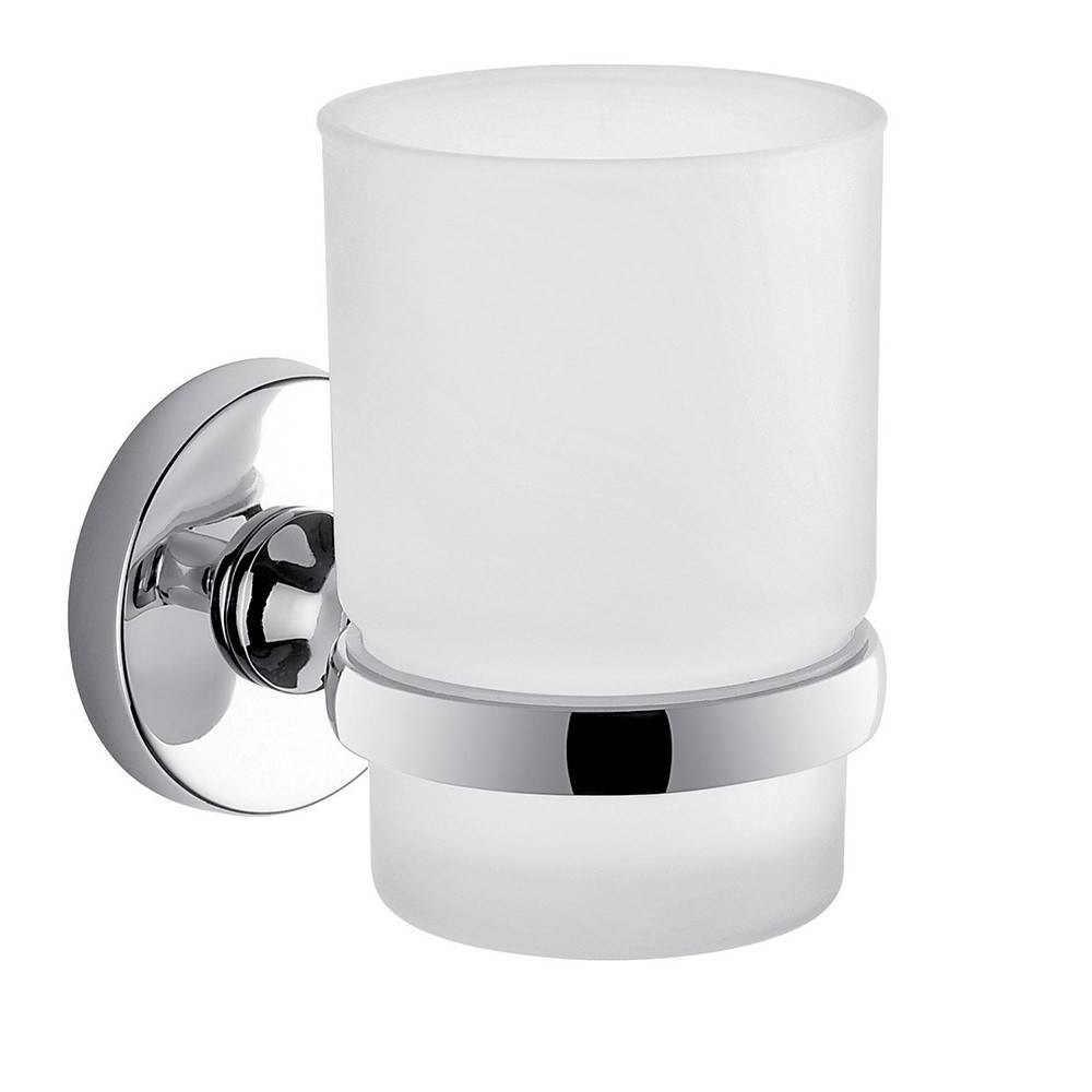 Set da 8 accessori a muro GEDY linea Felce cromato