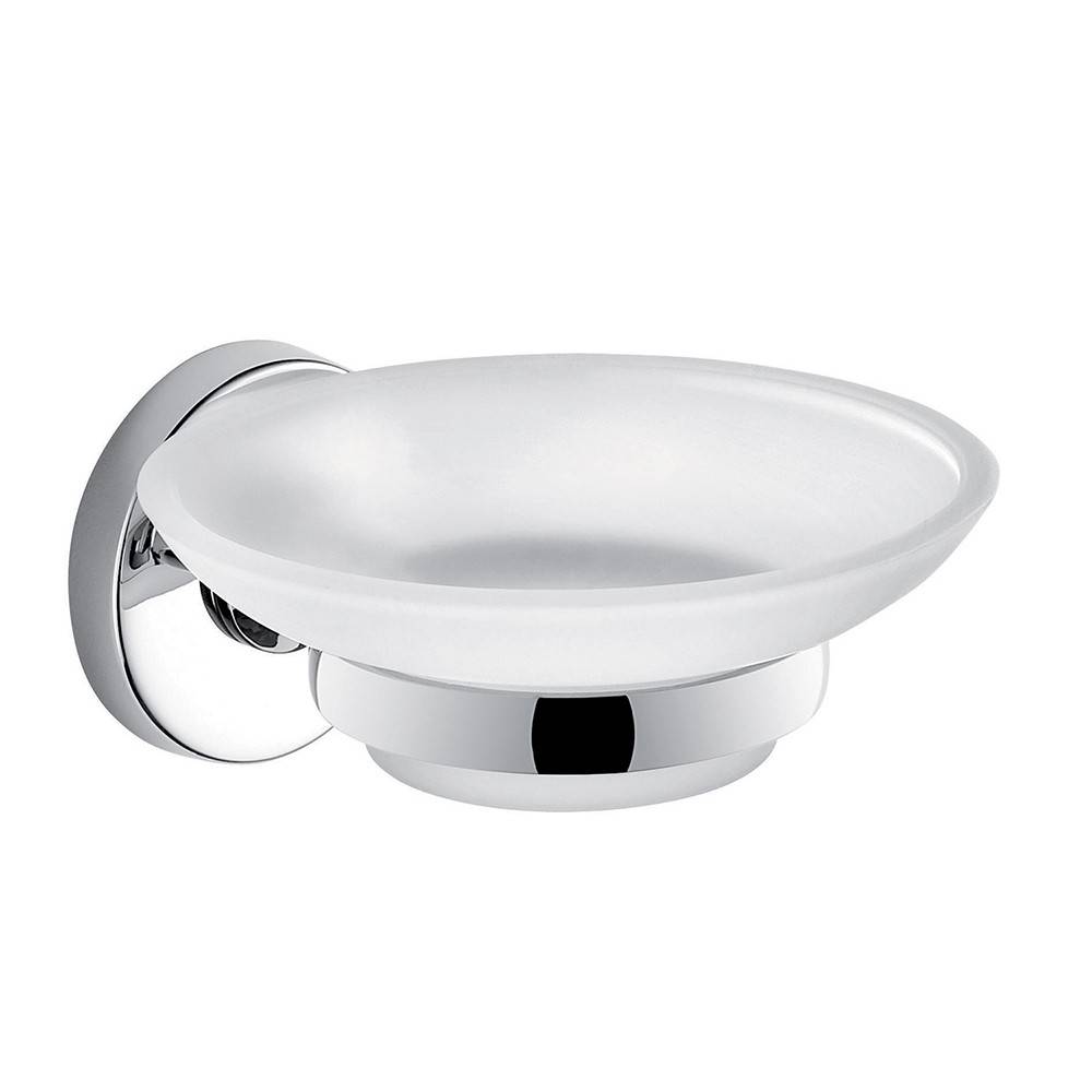 Set da 8 accessori a muro GEDY linea Felce cromato