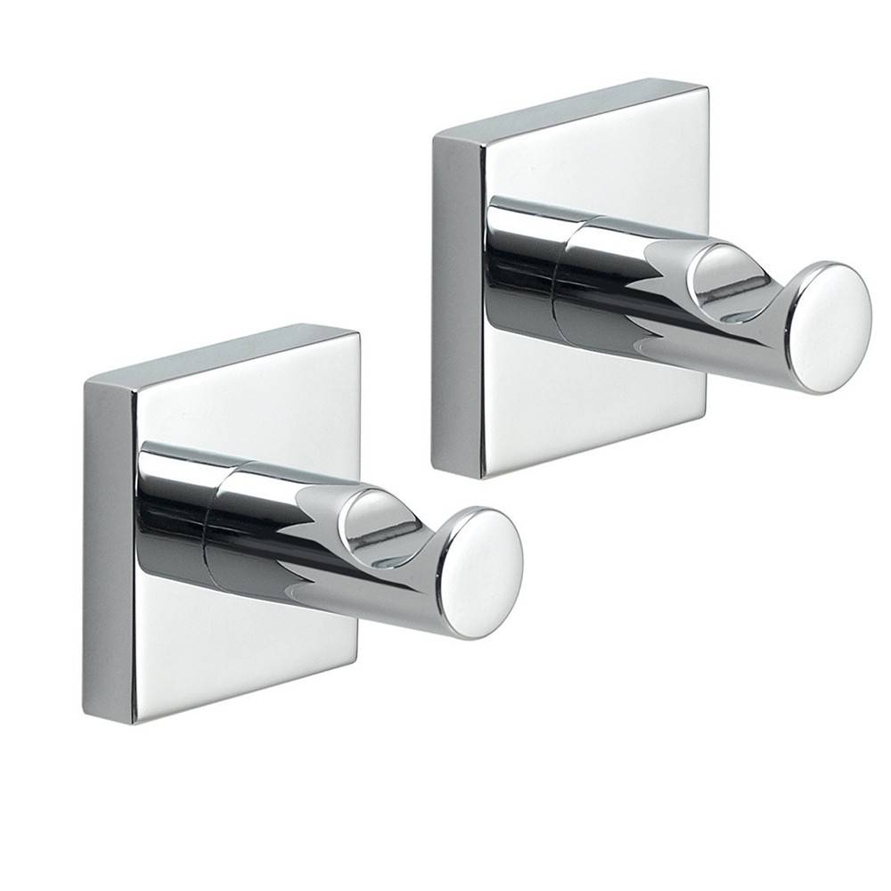 Set da 8 accessori a muro GEDY linea Fuji cromato