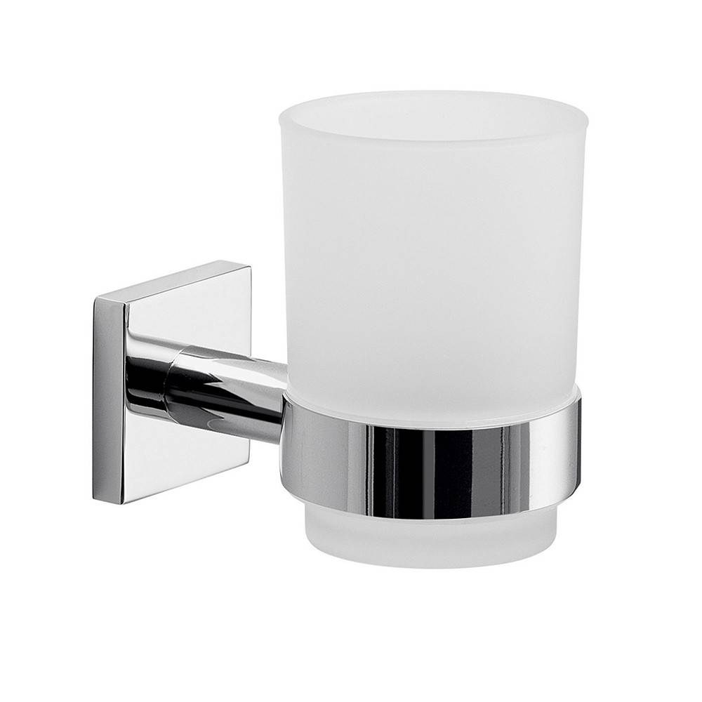 Set da 8 accessori a muro GEDY linea Fuji cromato