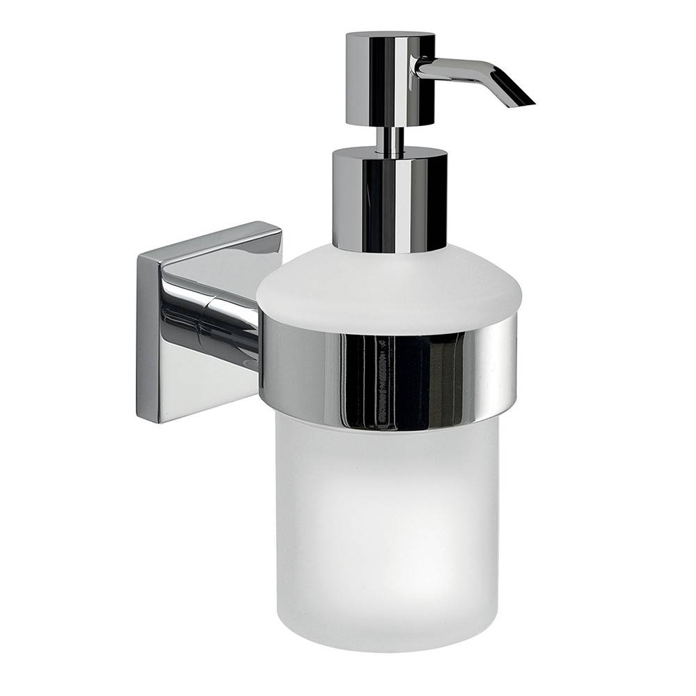 Set da 8 accessori a muro GEDY linea Fuji cromato