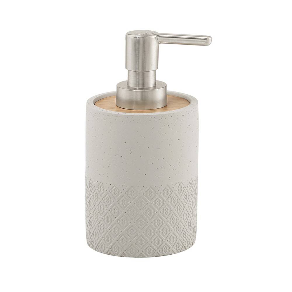 Set portaspazzolini / dosasapone d' appoggio Gedy linea Afrodite grigio