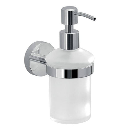 Set portaspazzolini e dosasapone da muro Gedy linea Eros cromato